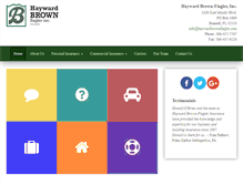 Tablet Screenshot of haywardbrownflagler.com